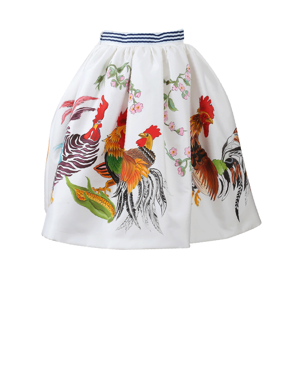 STELLA JEAN-Luciferina Skirt-WHITE