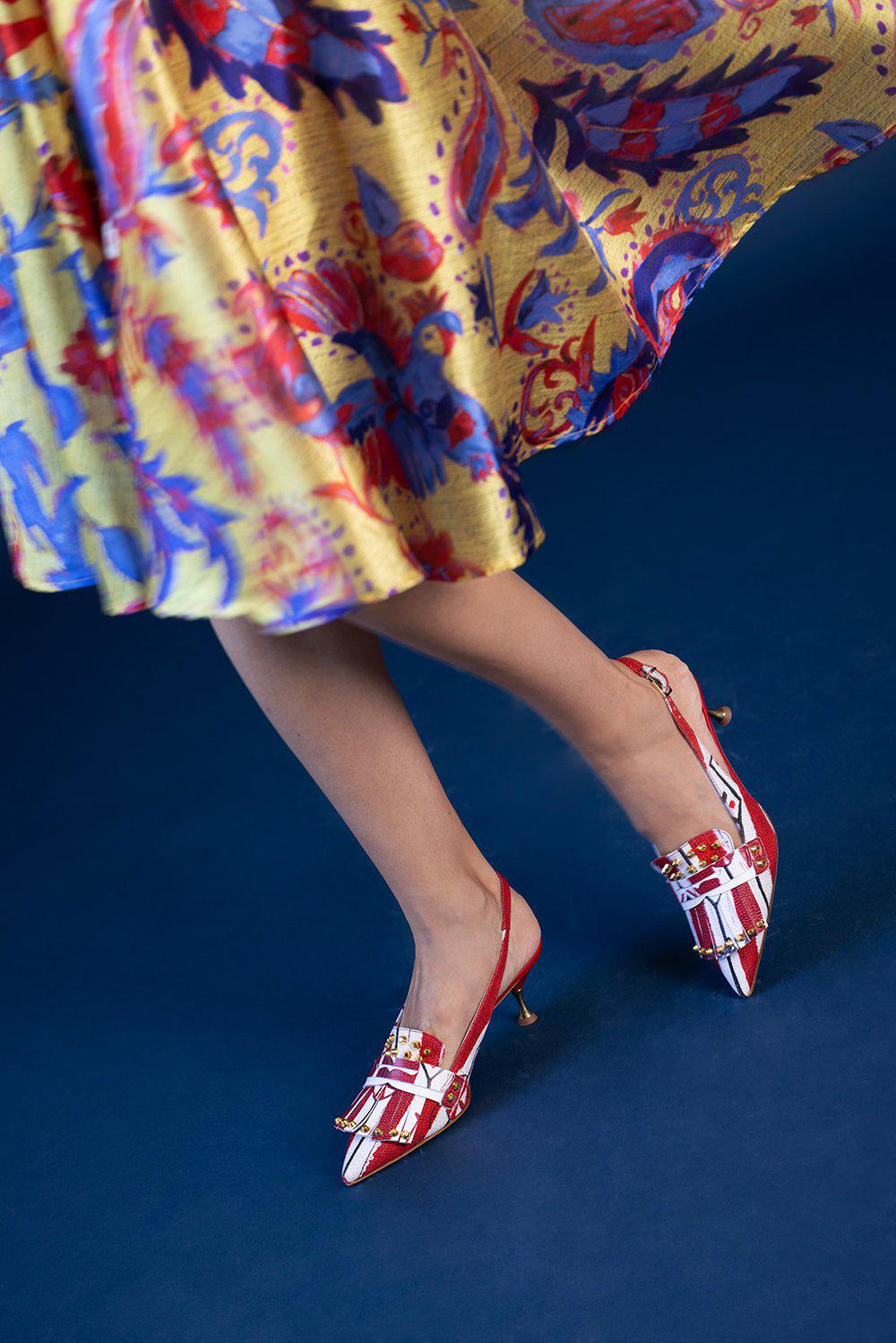 STELLA JEAN-Slingback Heel-
