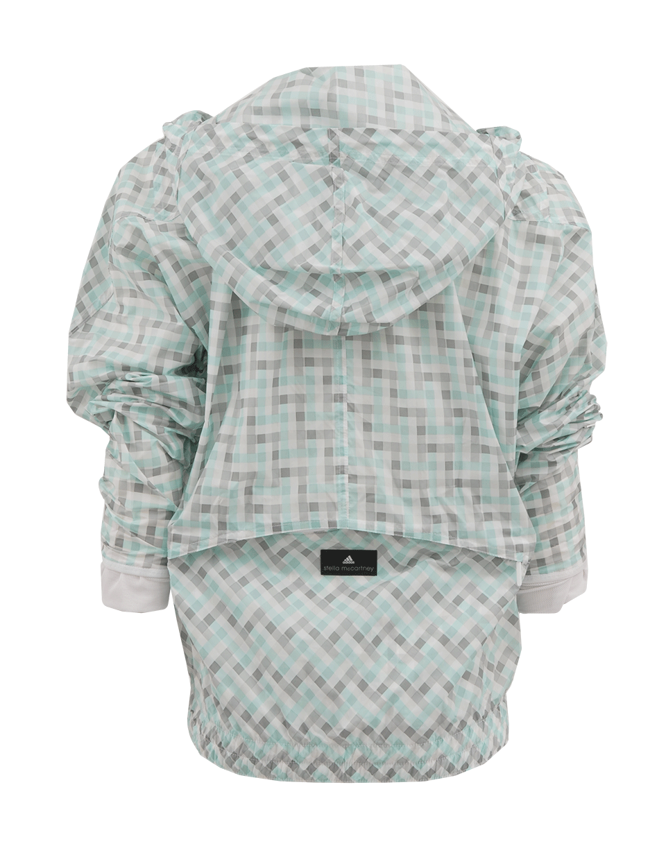 STELLA McCARTNEY ADIDAS-Gingham Print Jacket-