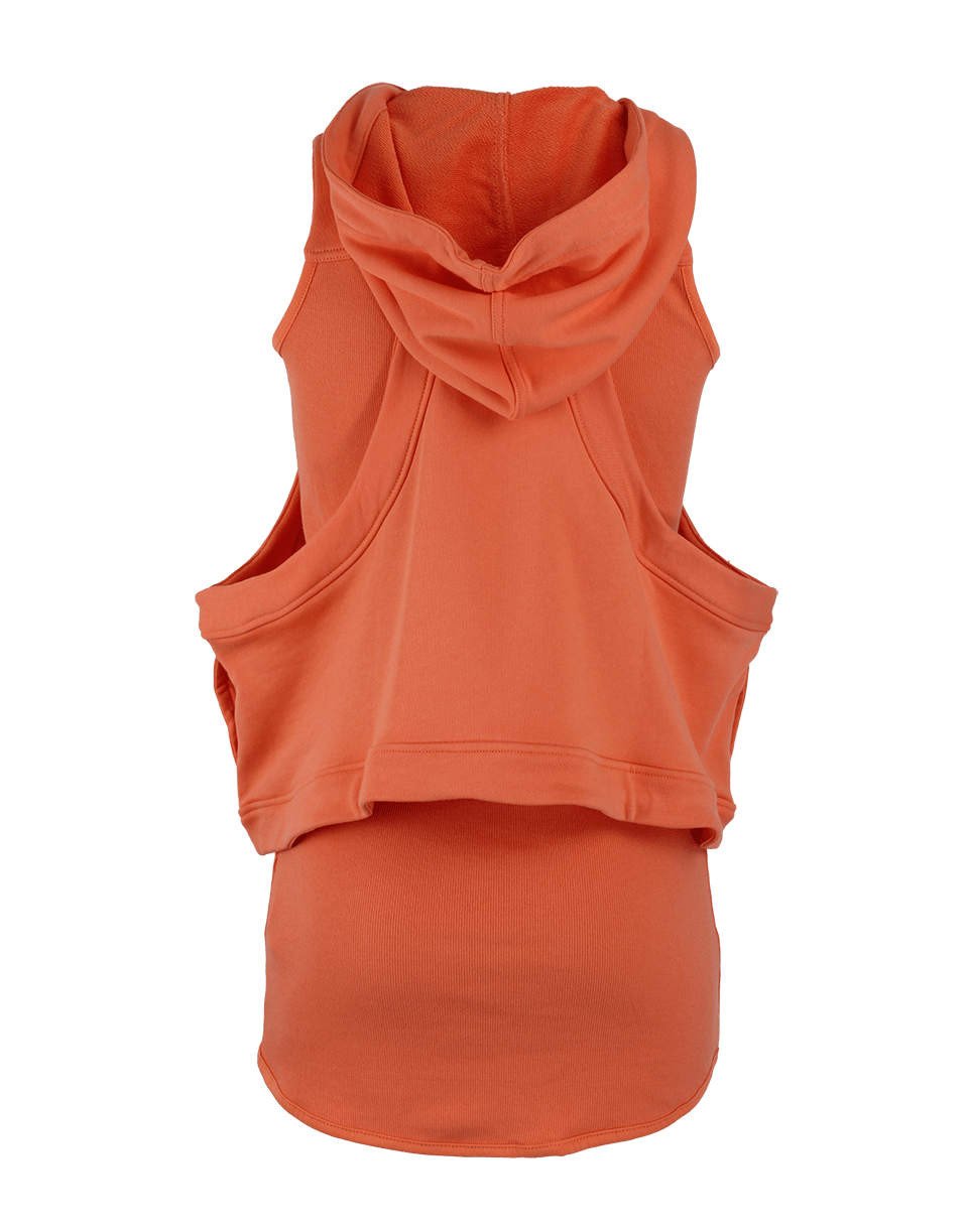 STELLA McCARTNEY ADIDAS-Sleeveless Zip Hooded Vest-