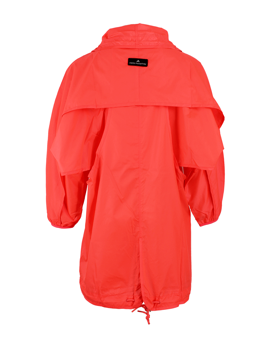 STELLA McCARTNEY ADIDAS-Long Sleeve Oversize Hooded Anorak-