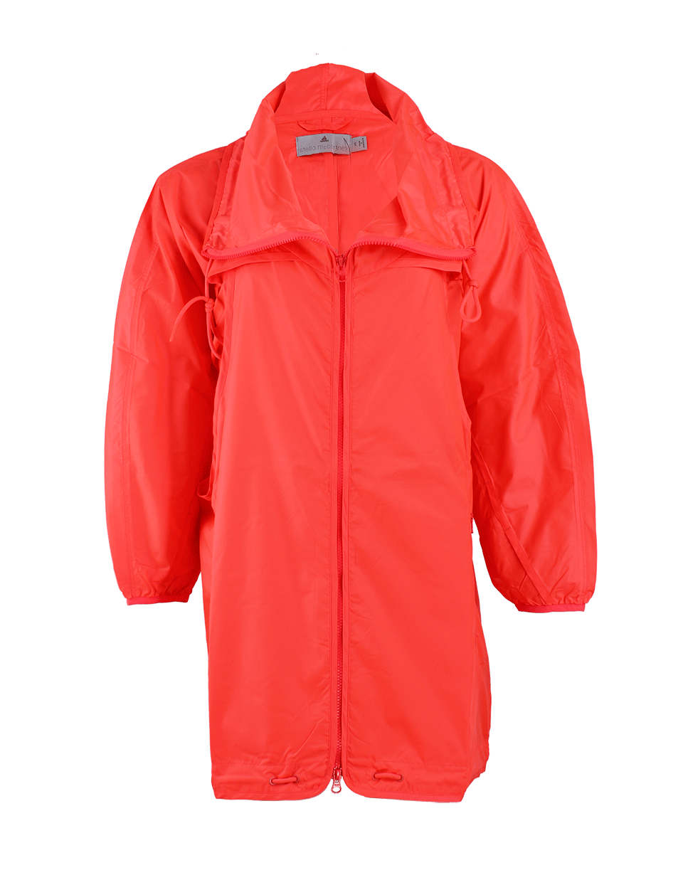 STELLA McCARTNEY ADIDAS-Long Sleeve Oversize Hooded Anorak-