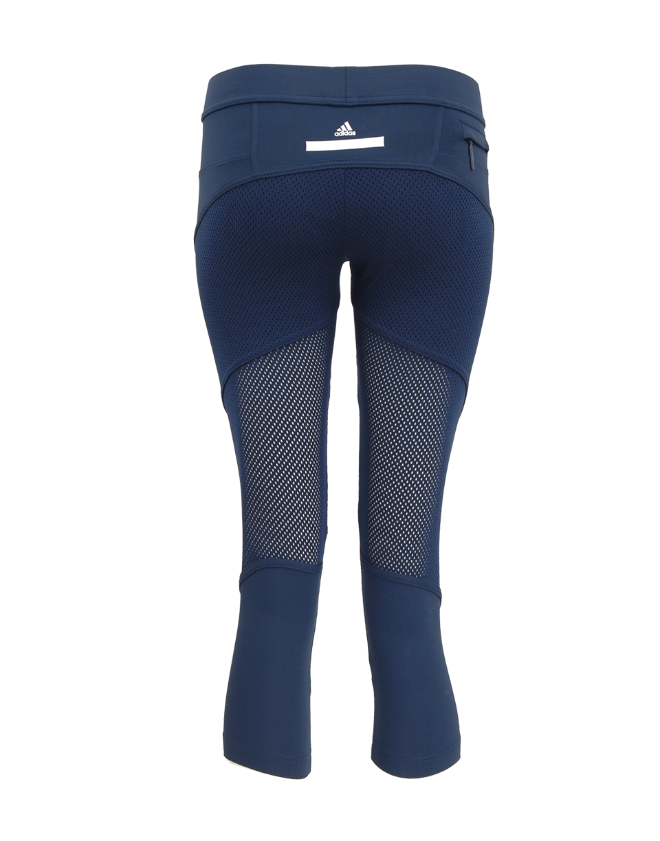 STELLA McCARTNEY ADIDAS-Indigo 3/4 Run Tight-