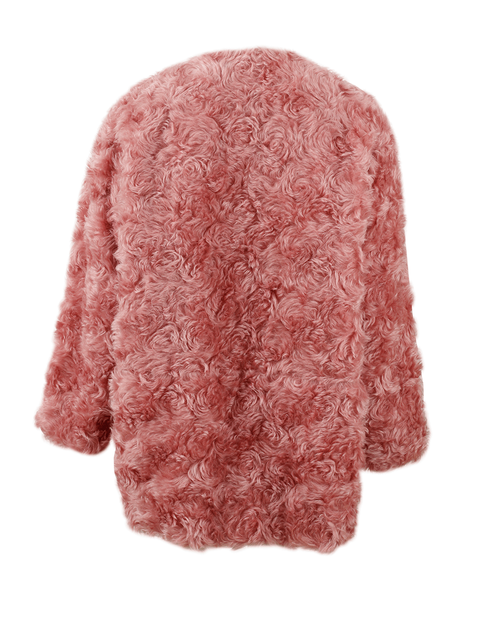 STELLA MCCARTNEY-Elina Faux Fur Coat-BLUSH