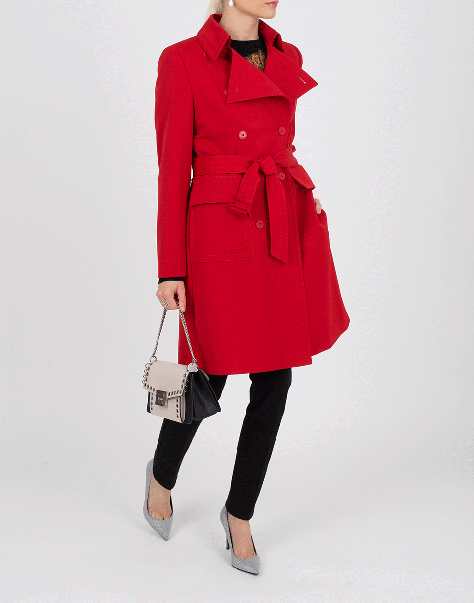 STELLA MCCARTNEY-Wool Belted Coat-