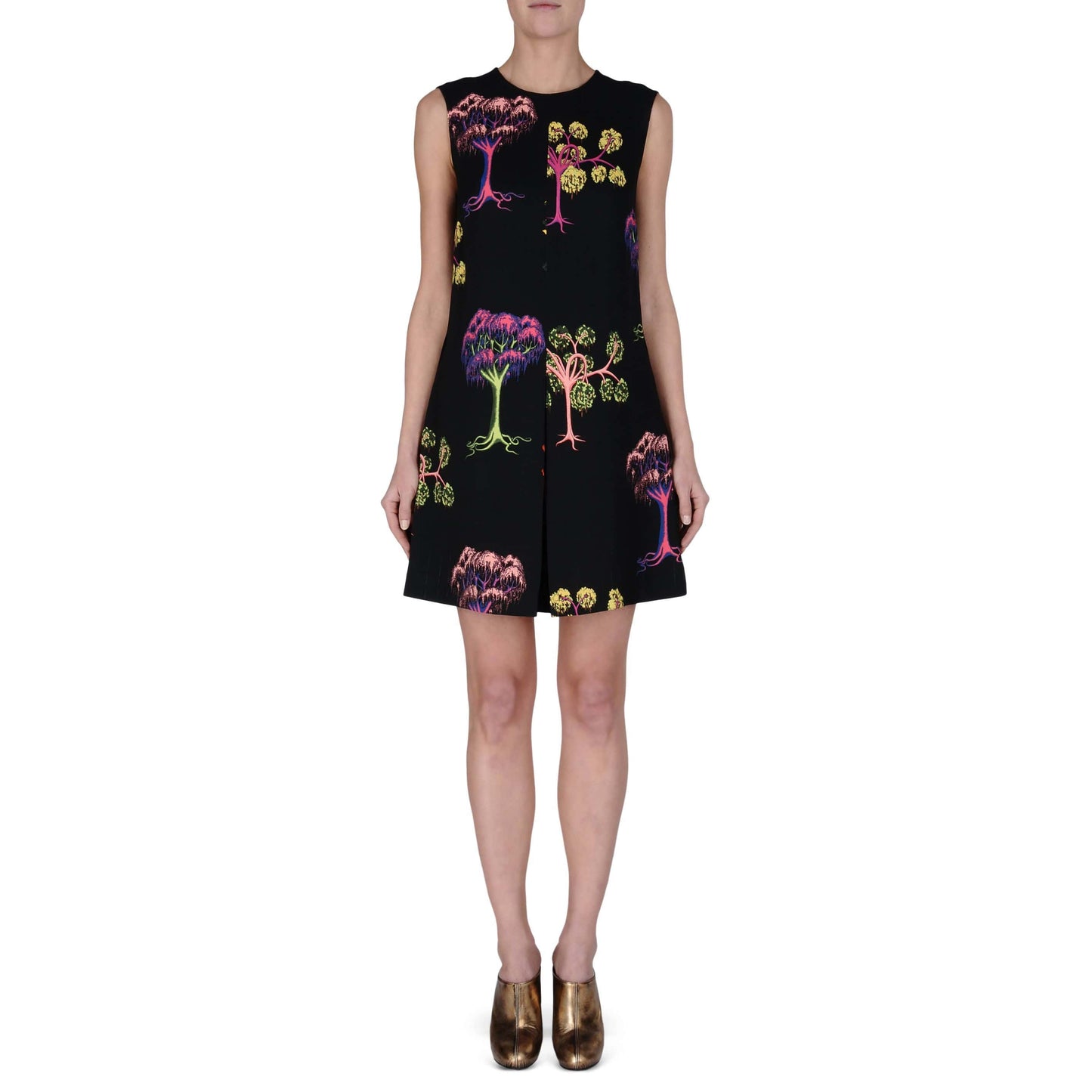 STELLA MCCARTNEY-Tree Print Dress-