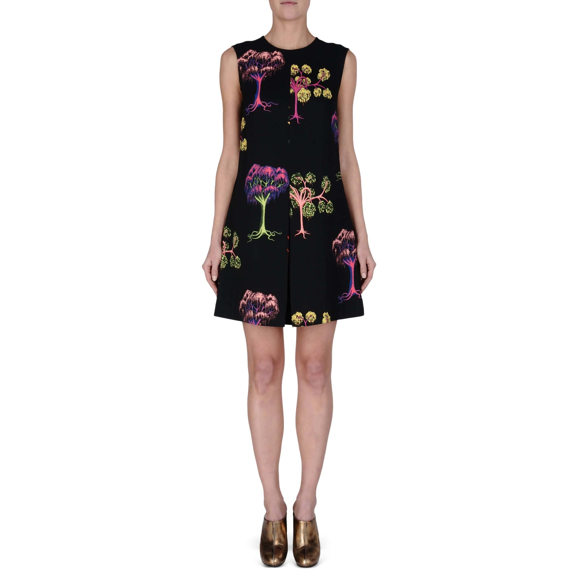 STELLA MCCARTNEY-Tree Print Dress-