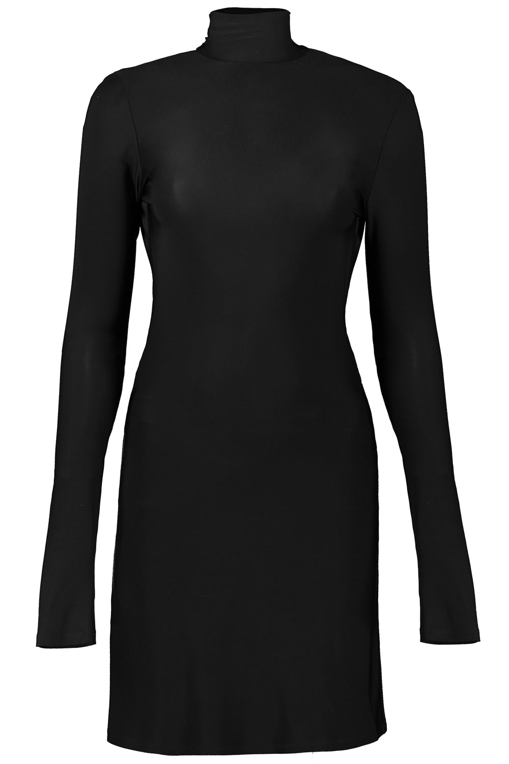 STELLA MCCARTNEY-Long Sleeve High Neck Dress-