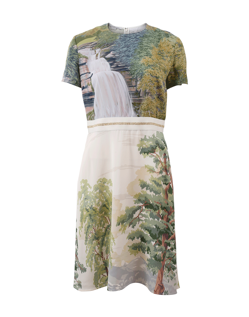 STELLA MCCARTNEY-Petra Landscape Print Dress-