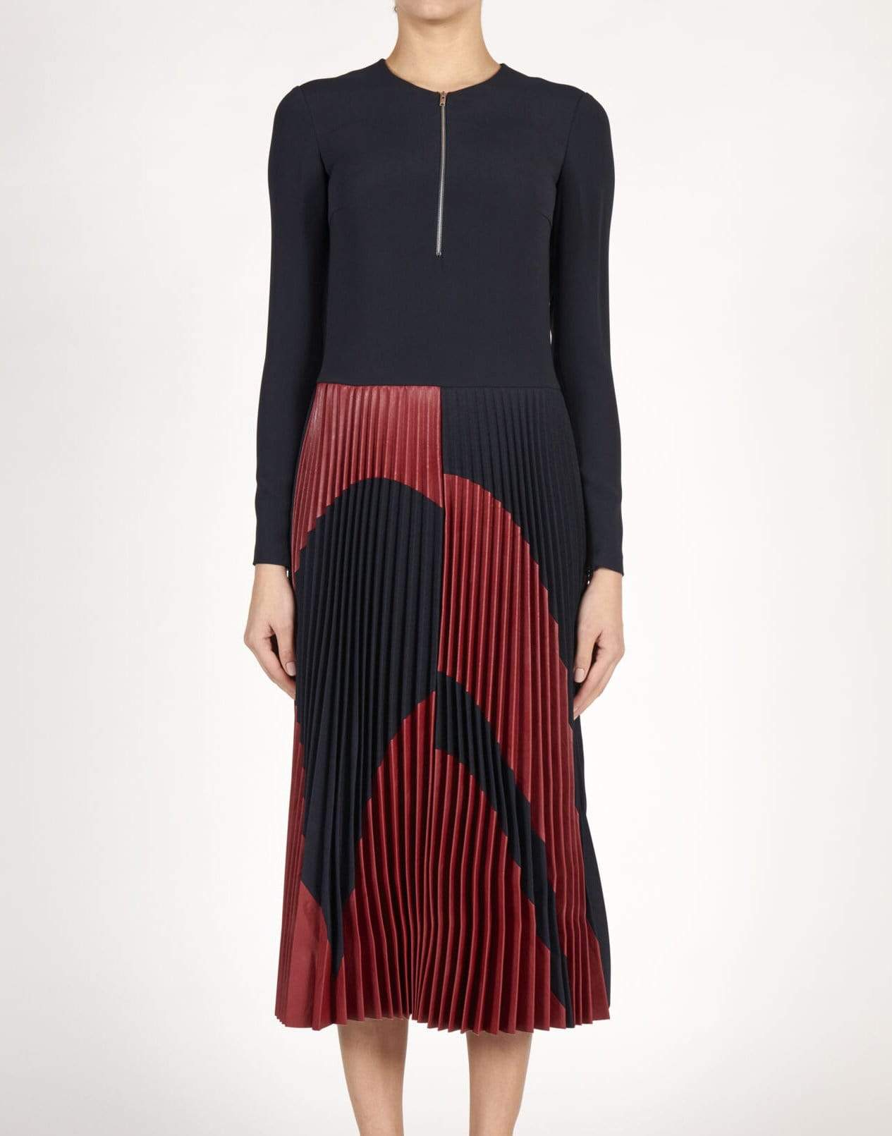 STELLA MCCARTNEY-Lottie Pleated Dress-MIDNIGHT
