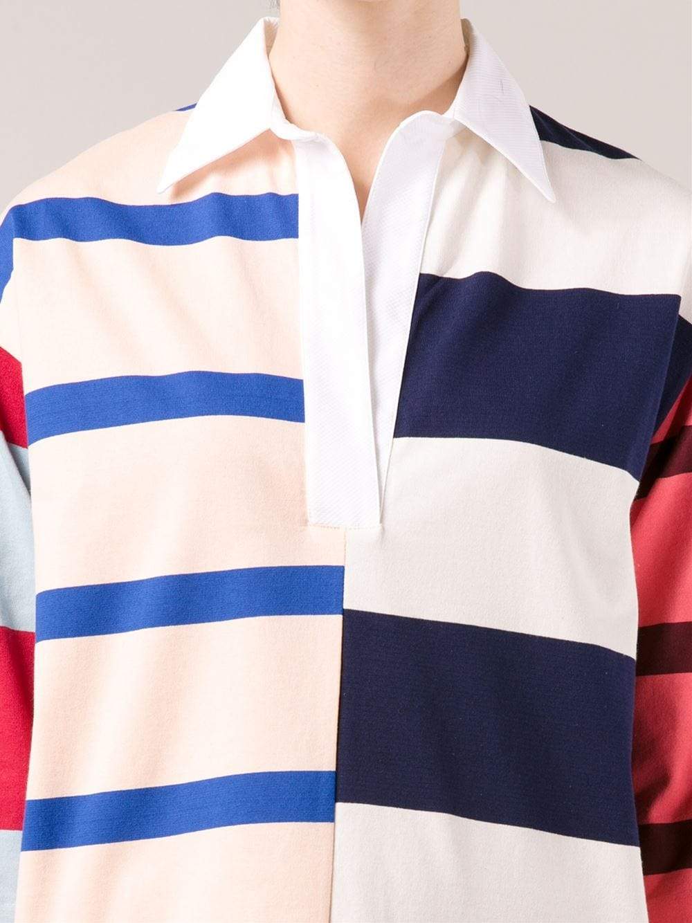 STELLA MCCARTNEY-Stripe Polo Dress-