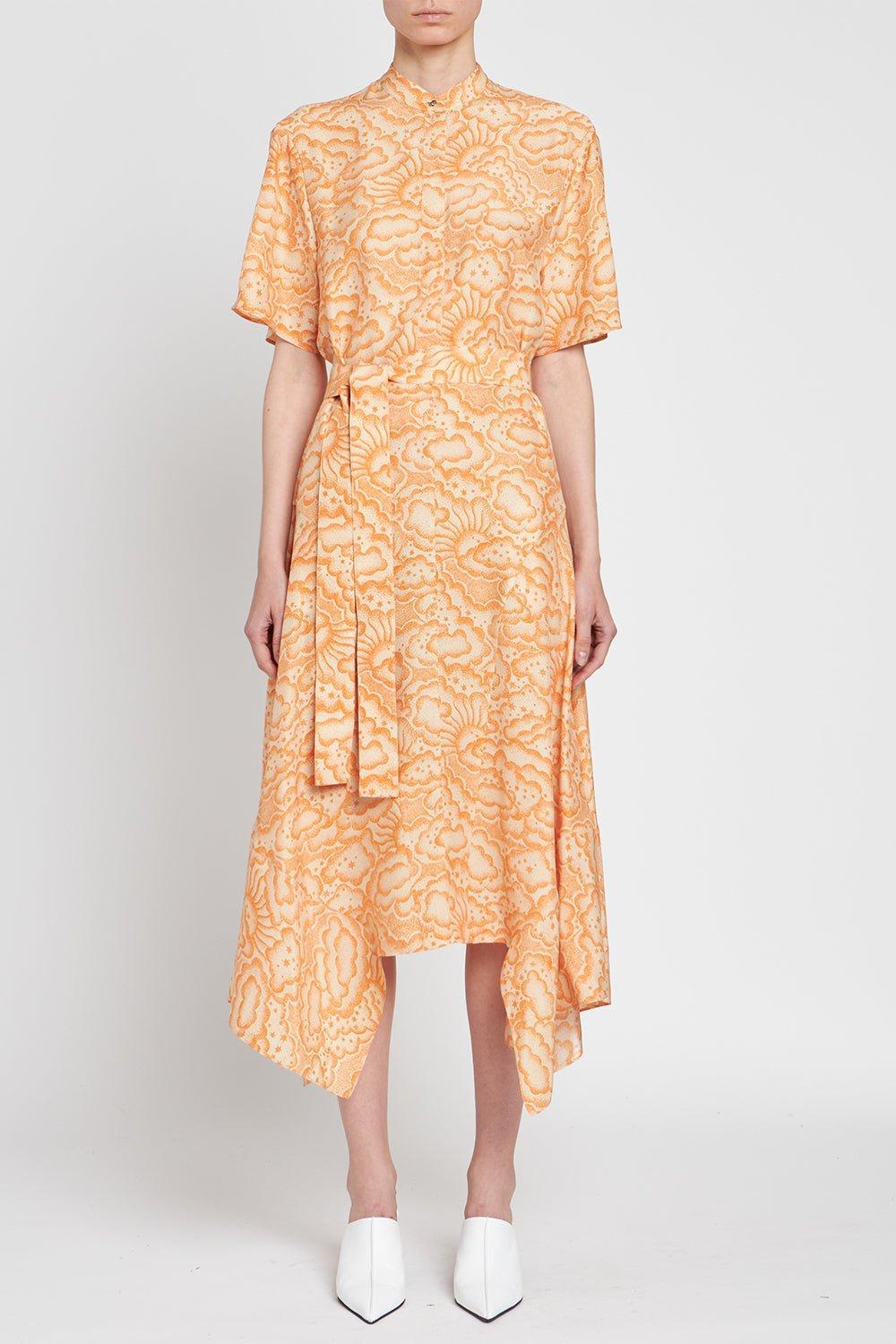 STELLA MCCARTNEY-Printed Midi Dress-