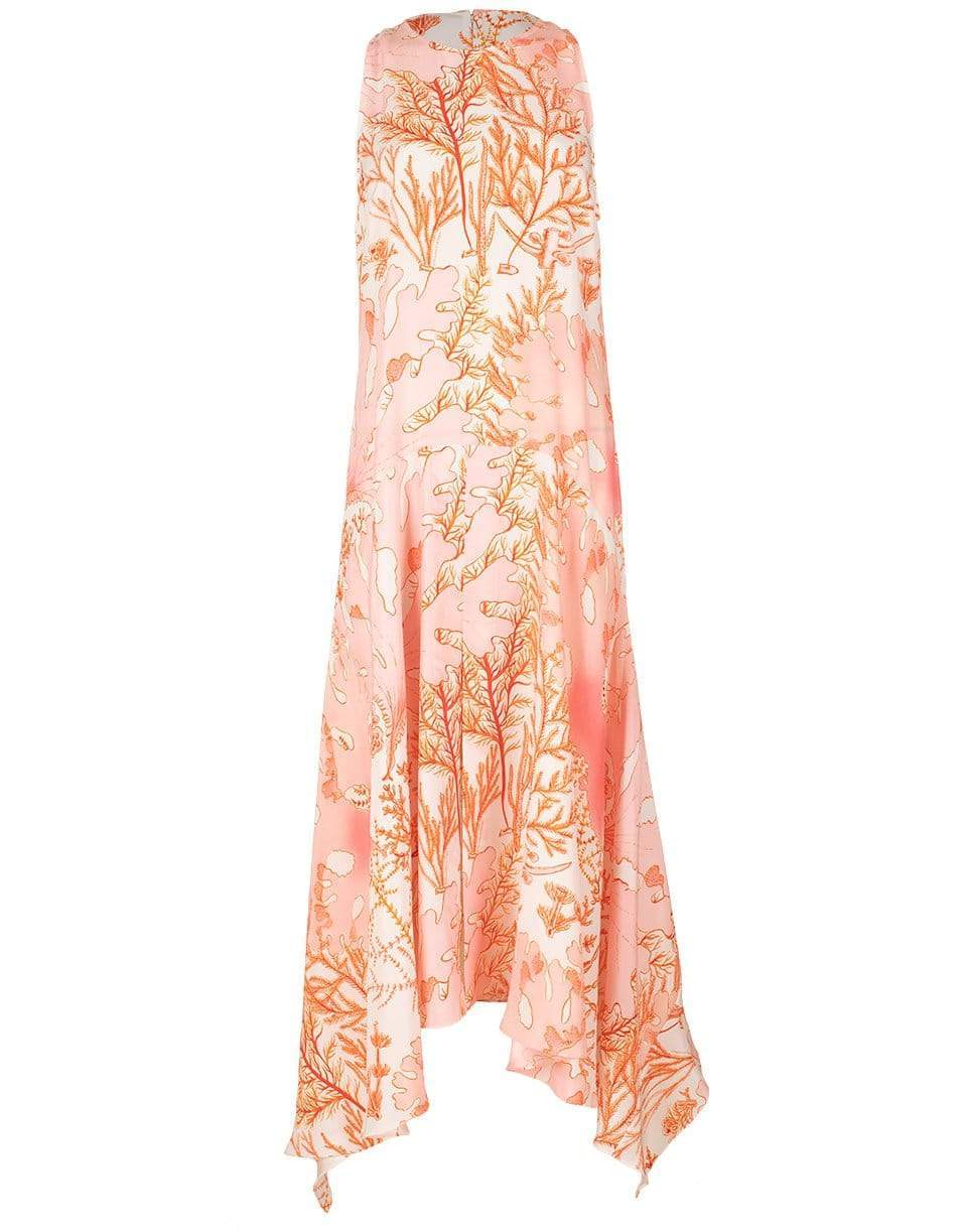 STELLA MCCARTNEY-Coral Print Anabelle Dress-