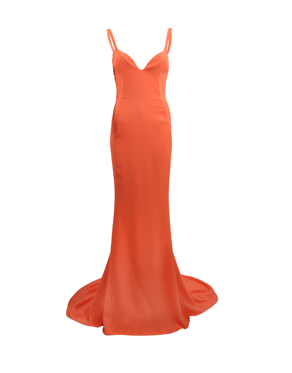 STELLA MCCARTNEY-Stretch Cady Gown-ROSE