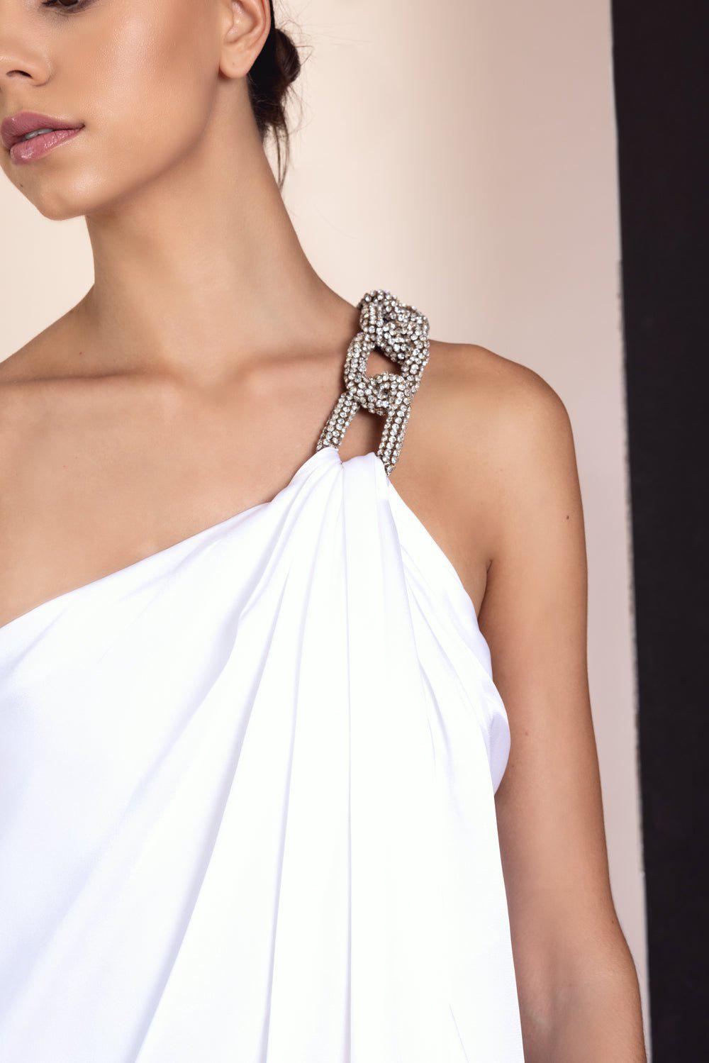 STELLA MCCARTNEY-Falabella Gown - White-WHITE