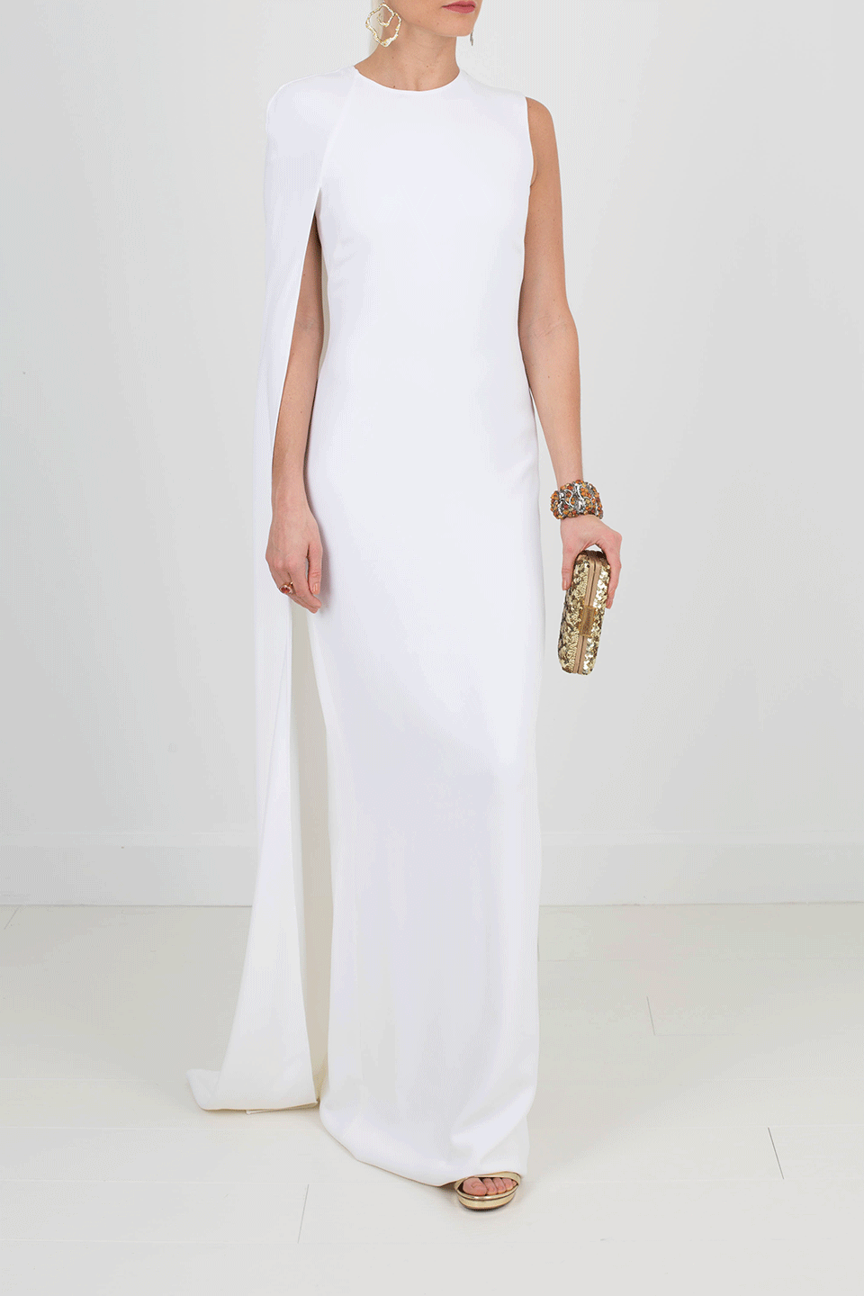 STELLA MCCARTNEY-Side Drape Gown-