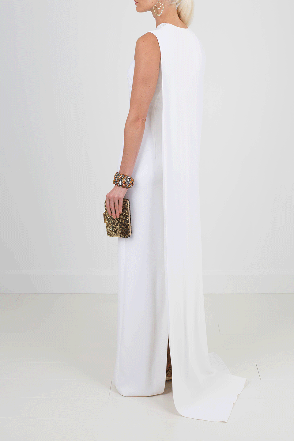 STELLA MCCARTNEY-Side Drape Gown-