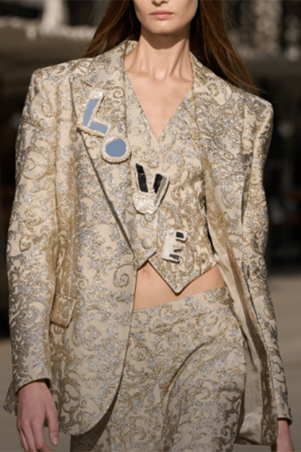 STELLA MCCARTNEY-Brocade Jacket-