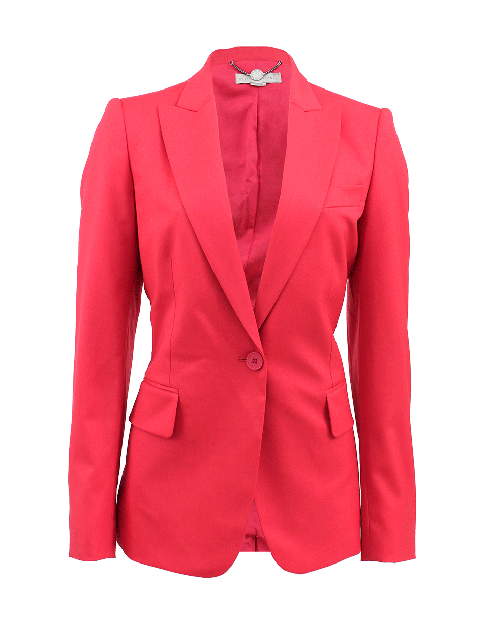 STELLA MCCARTNEY-One Button Fitted Blazer-