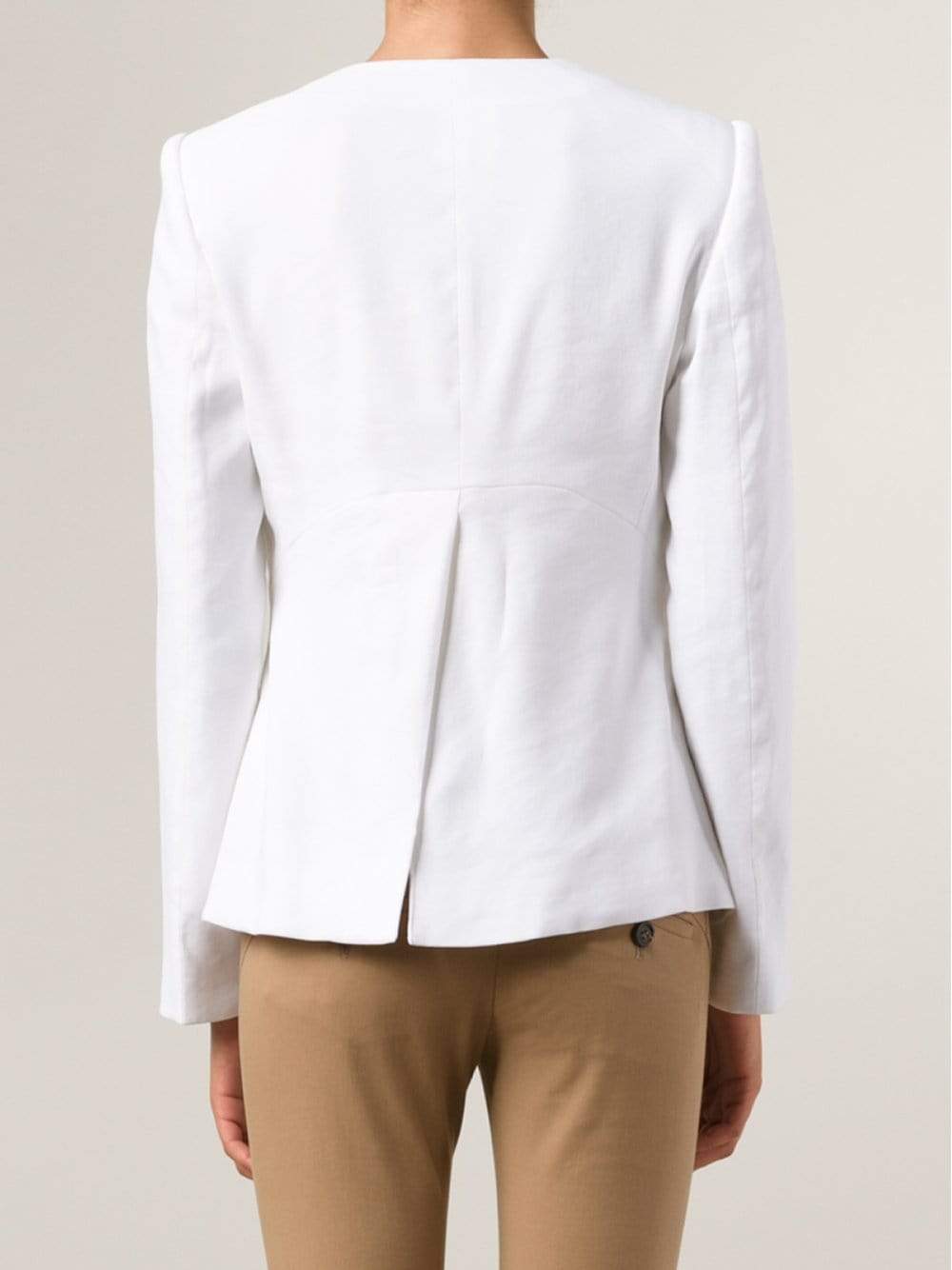 STELLA MCCARTNEY-Ruffle Trim Blazer-