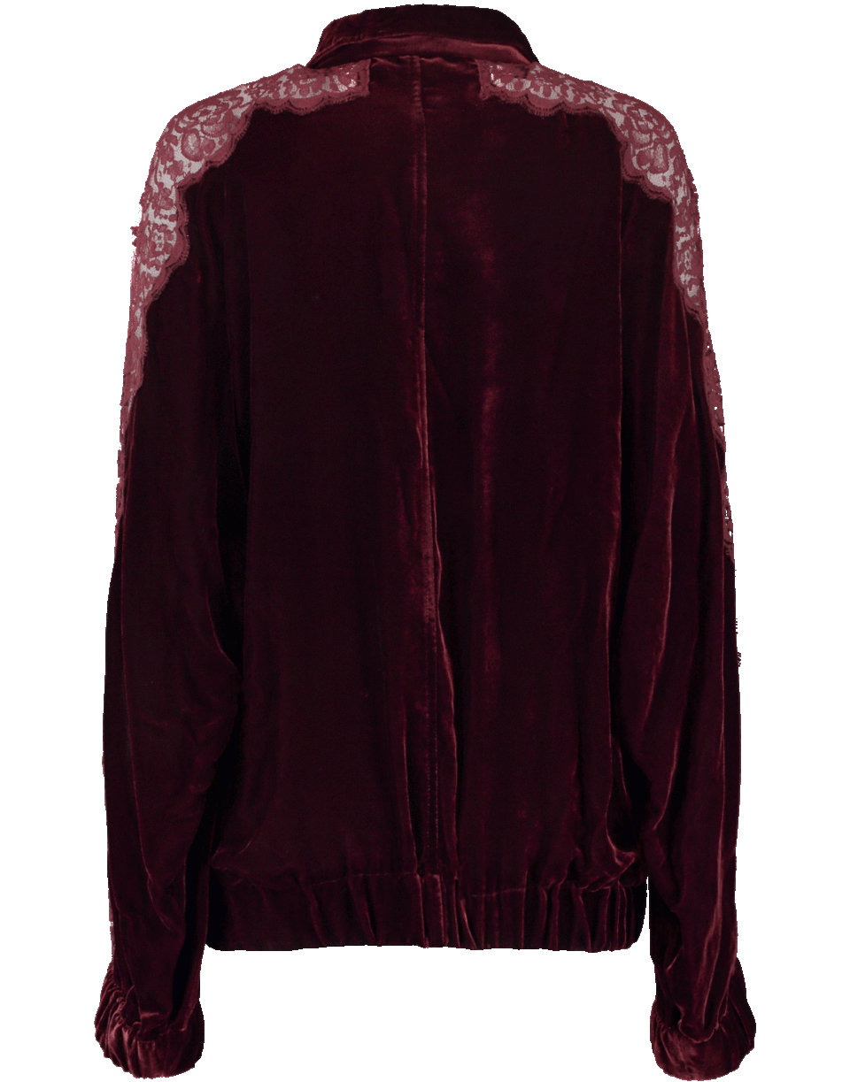 STELLA MCCARTNEY-Lily Velvet Track Jacket-