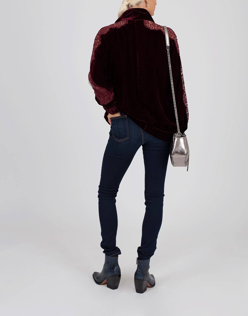STELLA MCCARTNEY-Lily Velvet Track Jacket-