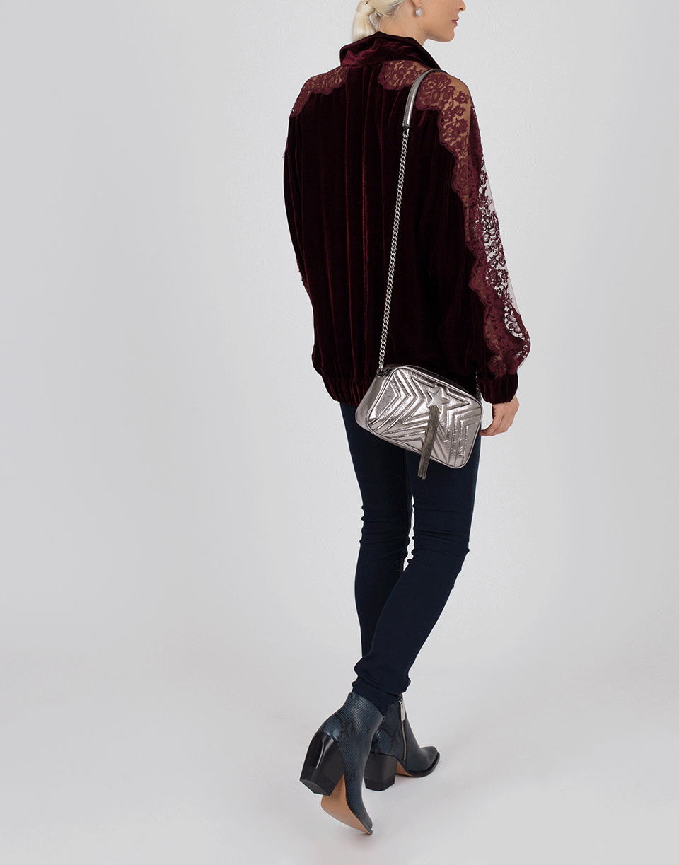 STELLA MCCARTNEY-Lily Velvet Track Jacket-