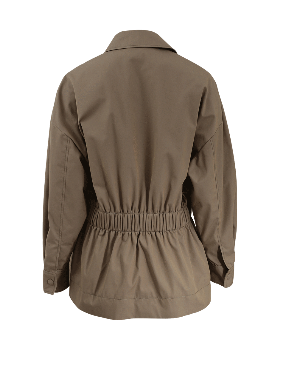 STELLA MCCARTNEY-Shea Elastic Waist Jacket-KHAKI