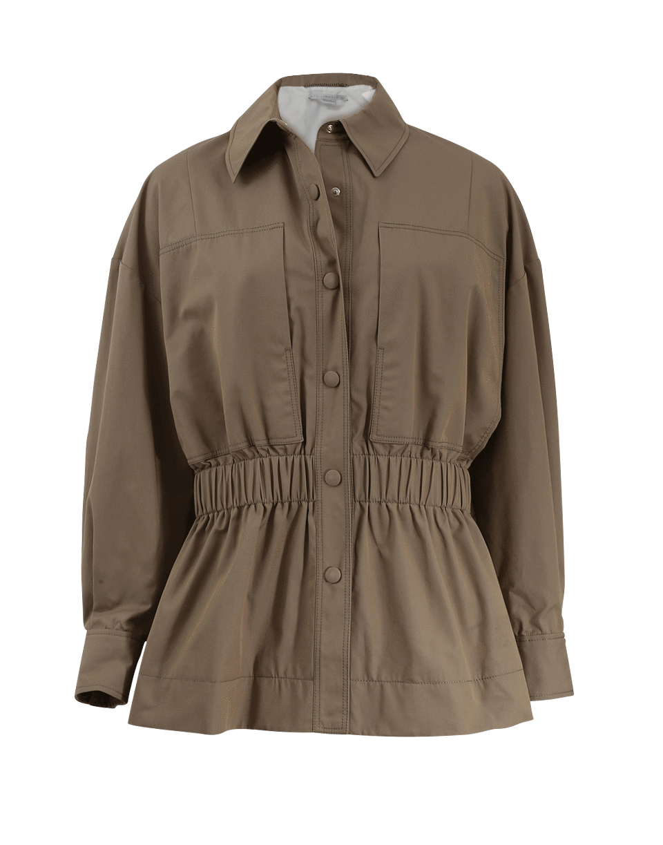 STELLA MCCARTNEY-Shea Elastic Waist Jacket-KHAKI