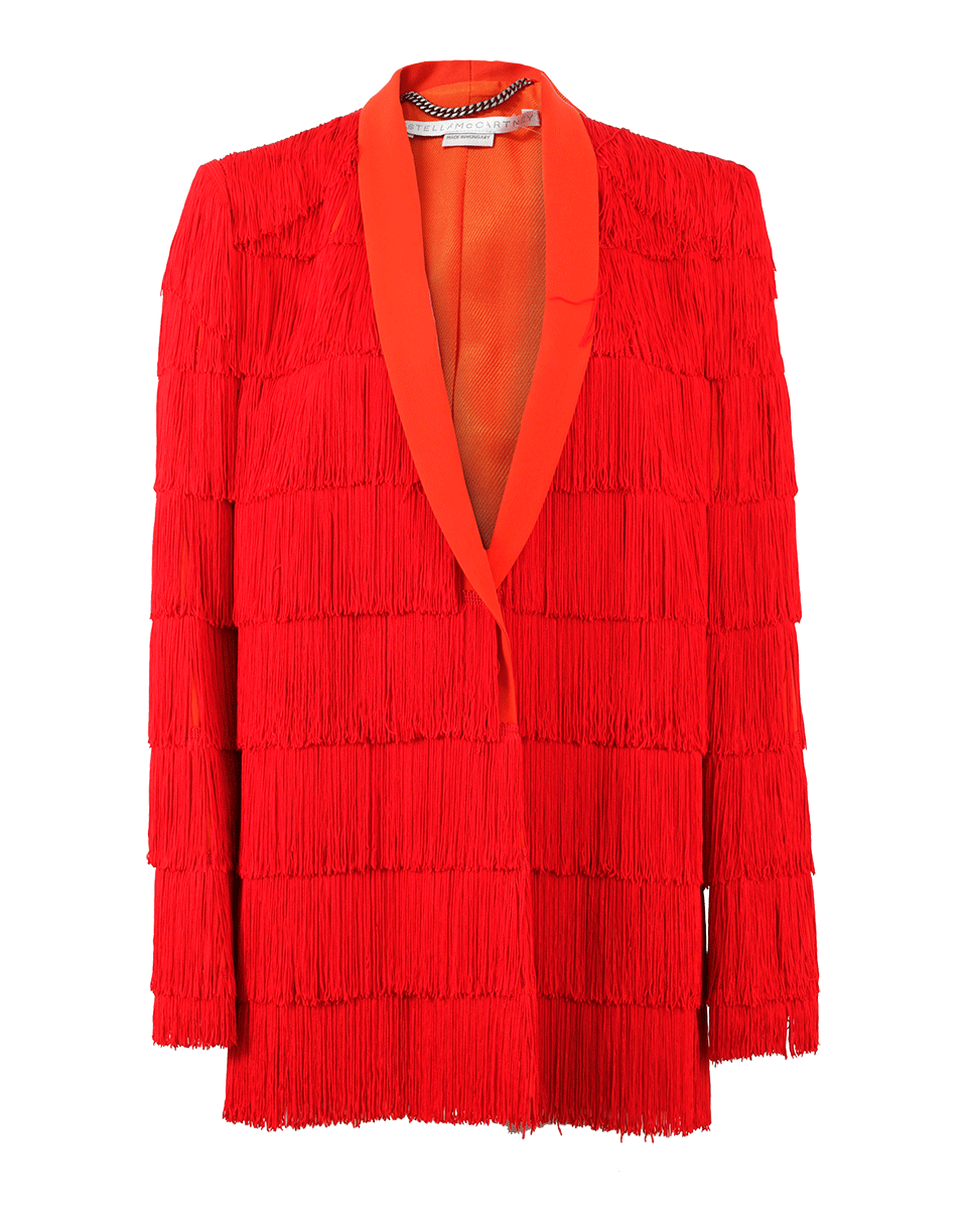 STELLA MCCARTNEY-Fringe Jacket-RED