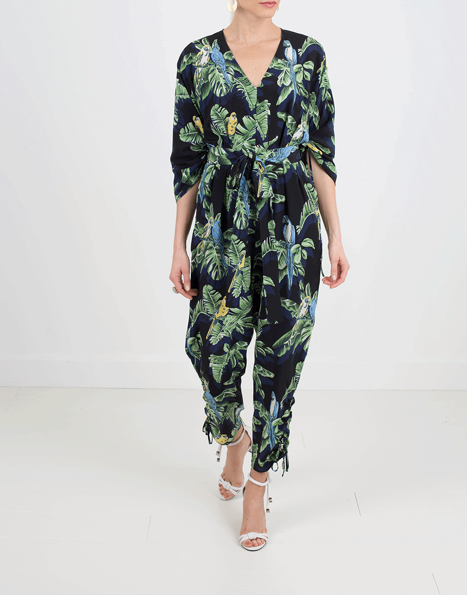 STELLA MCCARTNEY-Bird Of Paradise Jumpsuit-BLACK