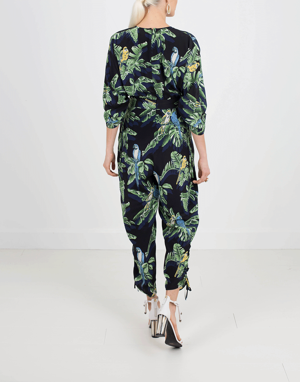 STELLA MCCARTNEY-Bird Of Paradise Jumpsuit-BLACK