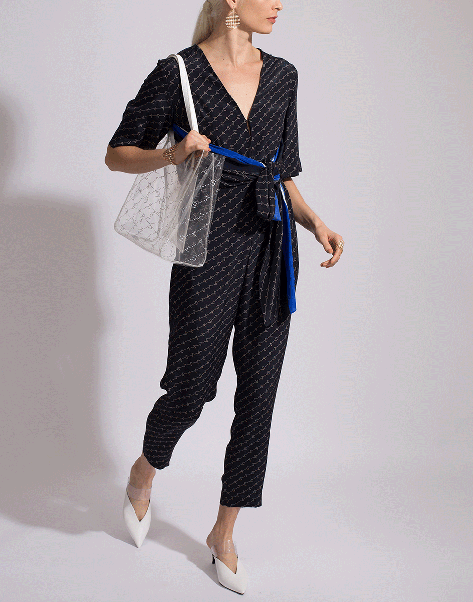 STELLA MCCARTNEY-Laurel All-In-One Cape Jumpsuit-