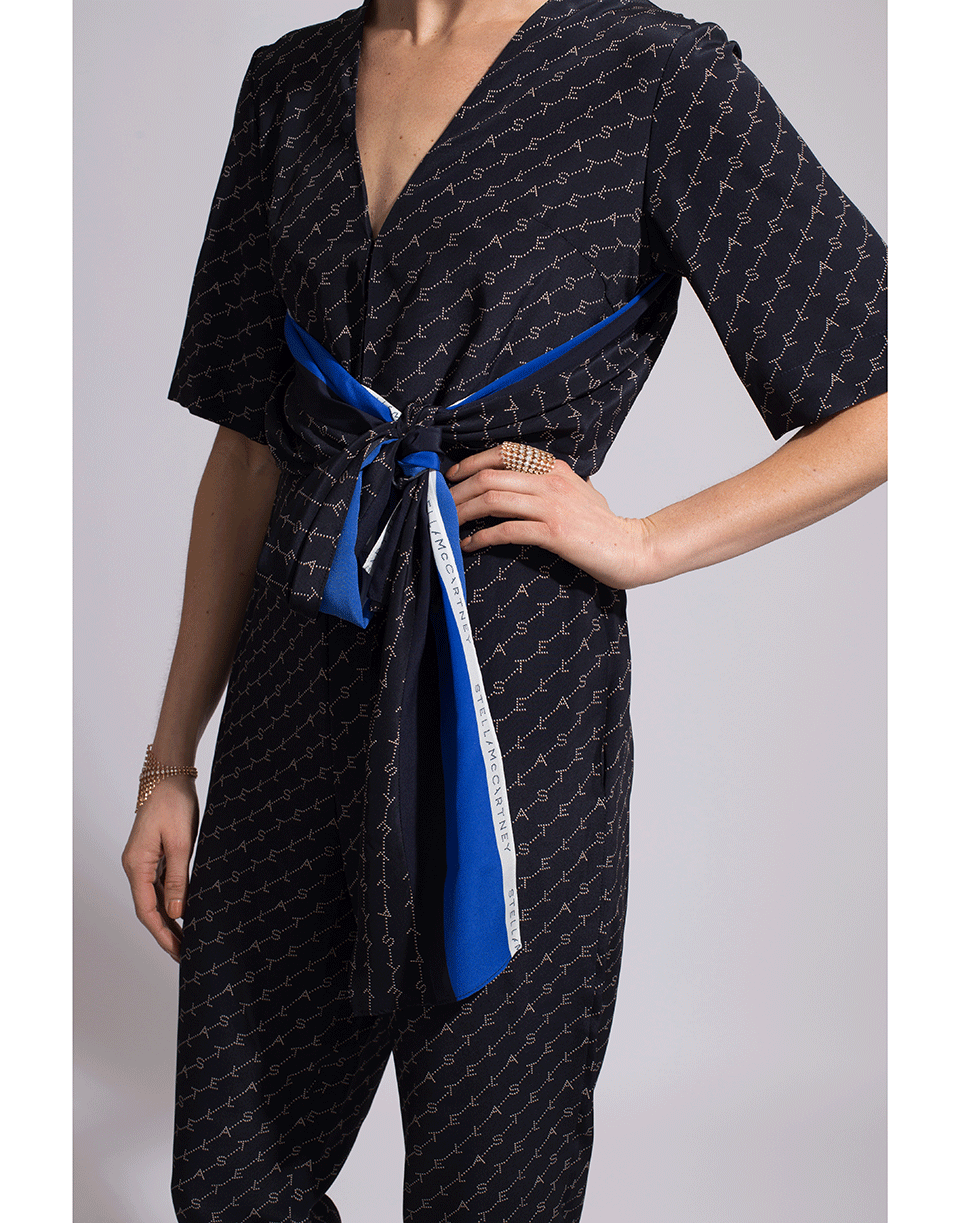 STELLA MCCARTNEY-Laurel All-In-One Cape Jumpsuit-