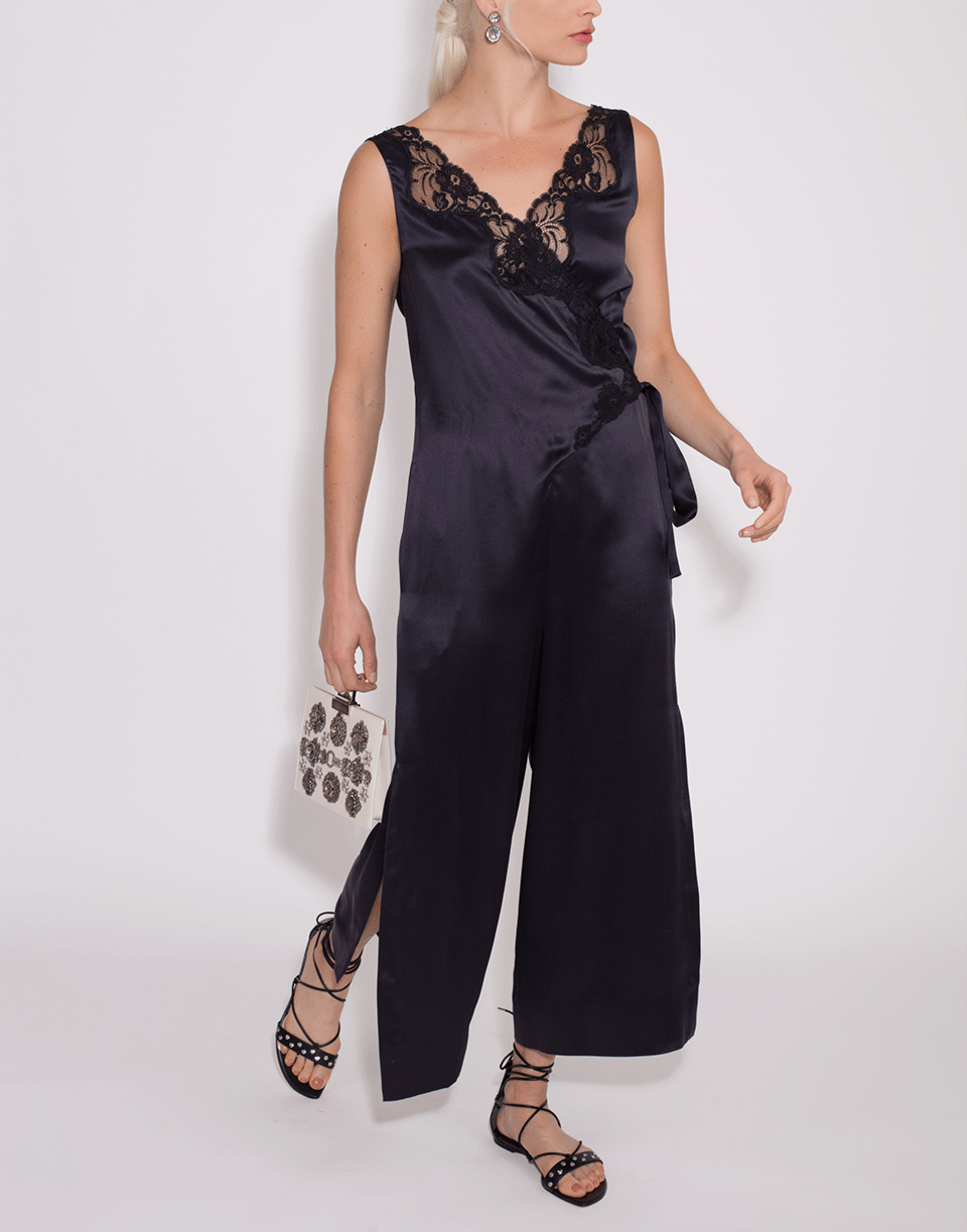 STELLA MCCARTNEY-Silk Satin All-In-One Jumpsuit-