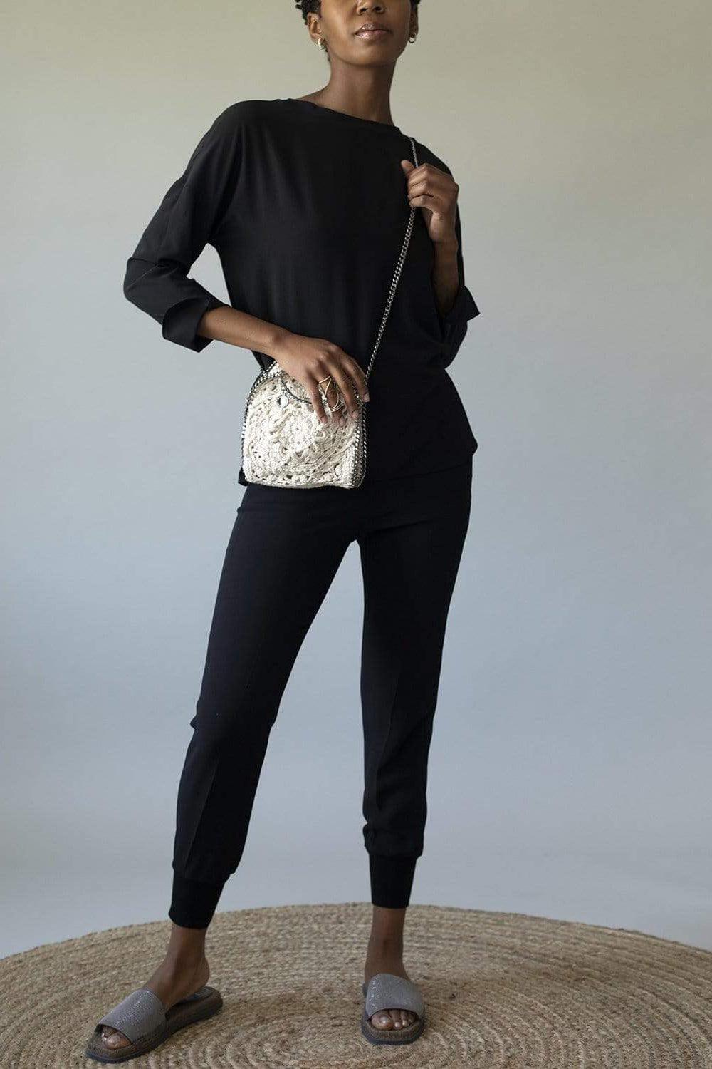 STELLA MCCARTNEY-Julia Stretch Cady Trousers-