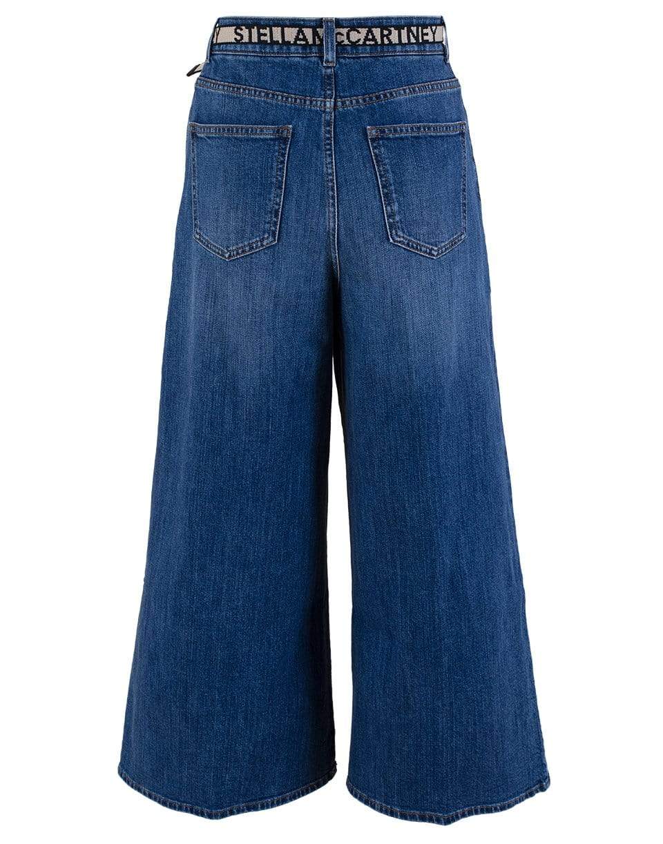 STELLA MCCARTNEY-High Rise Crop Straight Orgeco Jean-