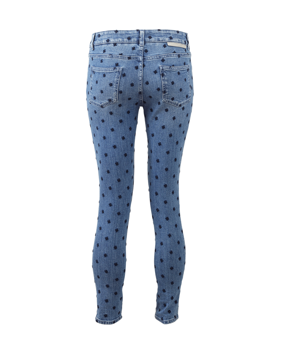 STELLA MCCARTNEY-Embroidered Swiss Cross Jean-