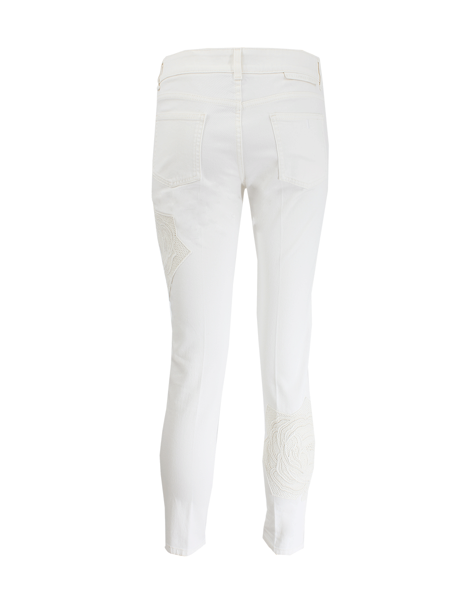 STELLA MCCARTNEY-Rose Applique Jeans-