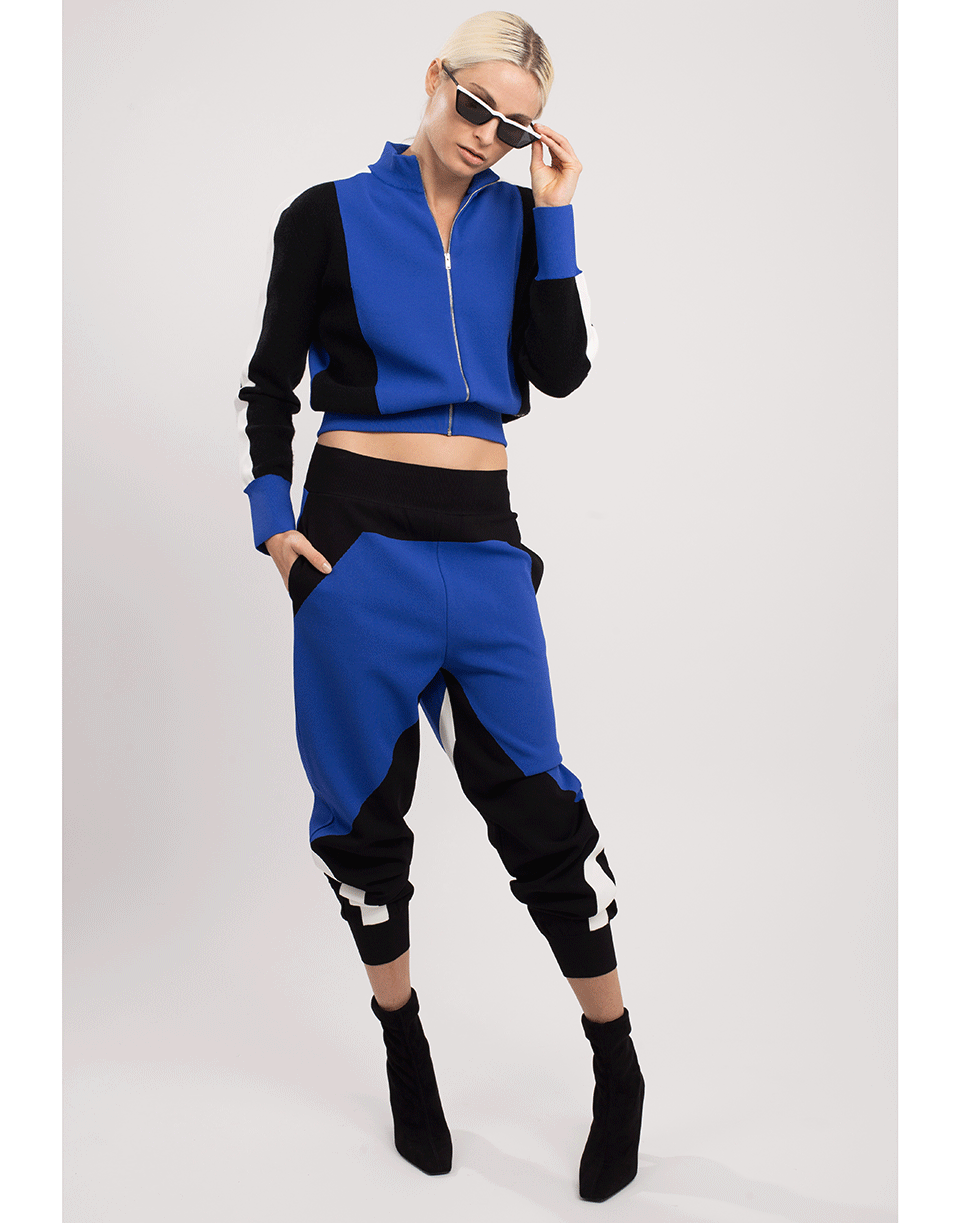 STELLA MCCARTNEY-Color Block Knit Trouser-