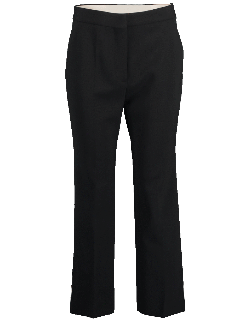 STELLA MCCARTNEY-Wool Contrast Wool Cropped Trousers-