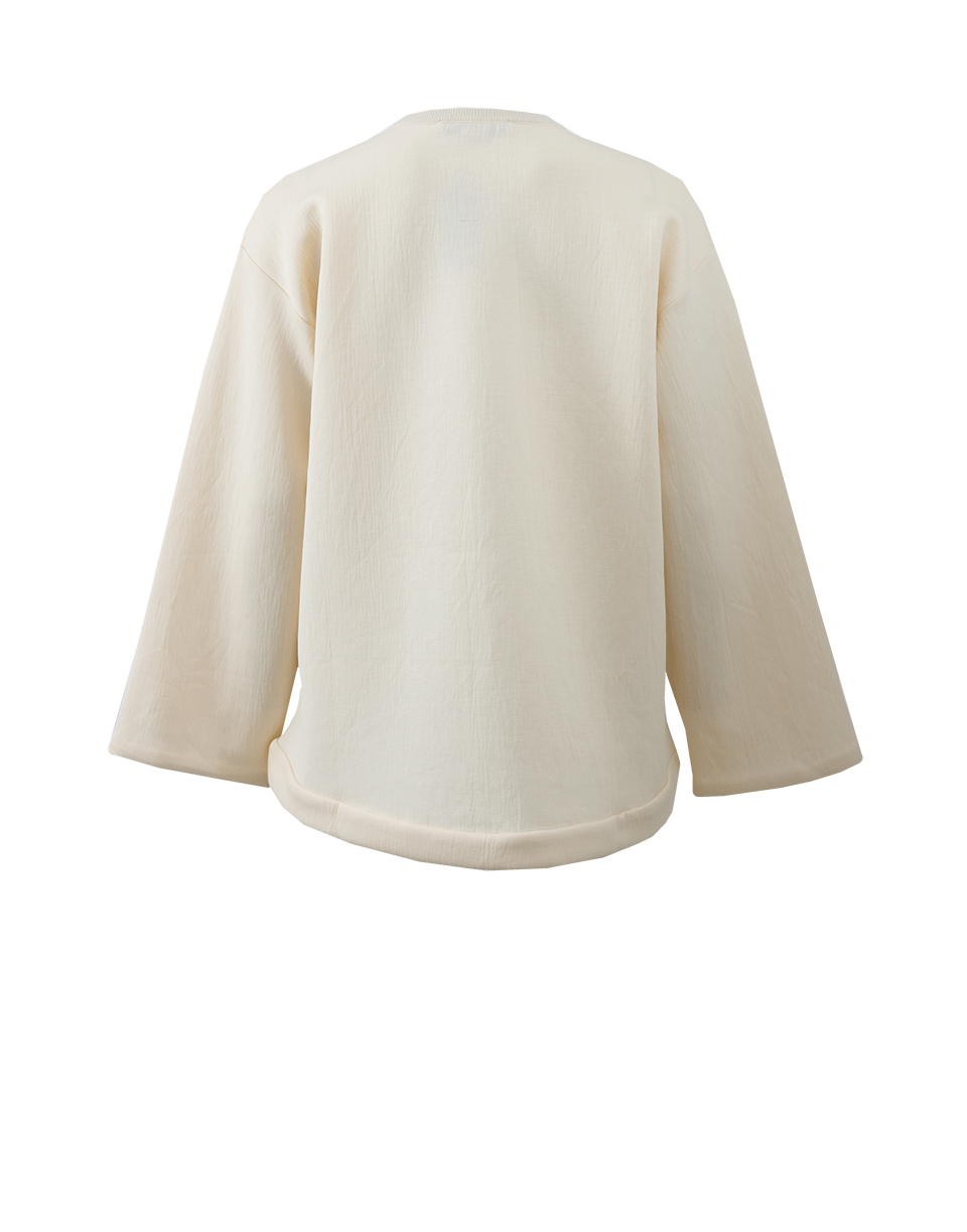 STELLA MCCARTNEY-Floral Cut-Out Scuba Pull-Over-