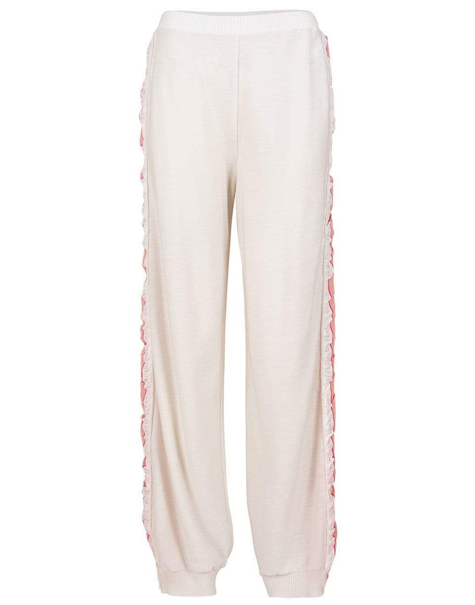 STELLA MCCARTNEY-Monogram Fabric Mix Trouser-