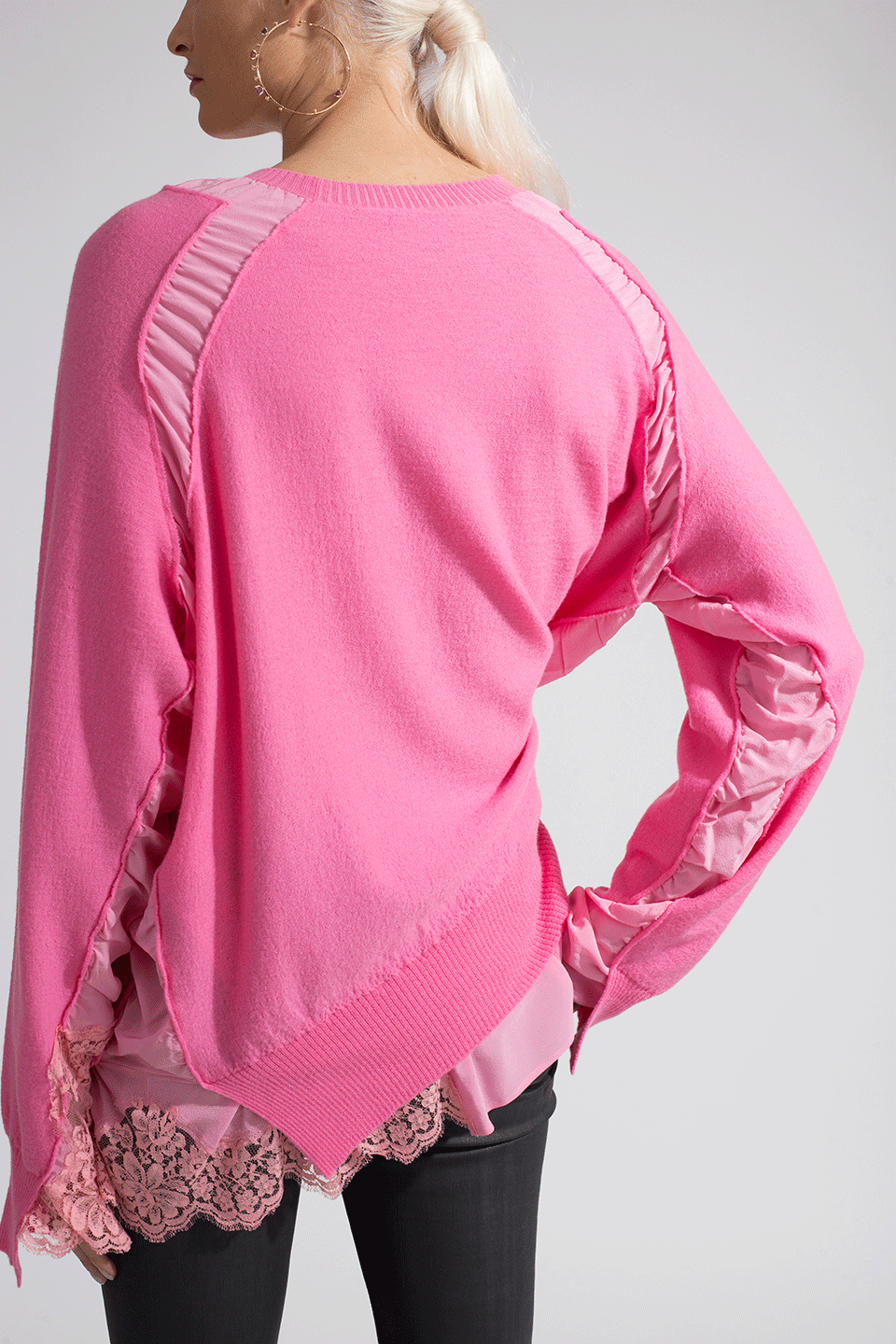 STELLA MCCARTNEY-Lace Pullover-