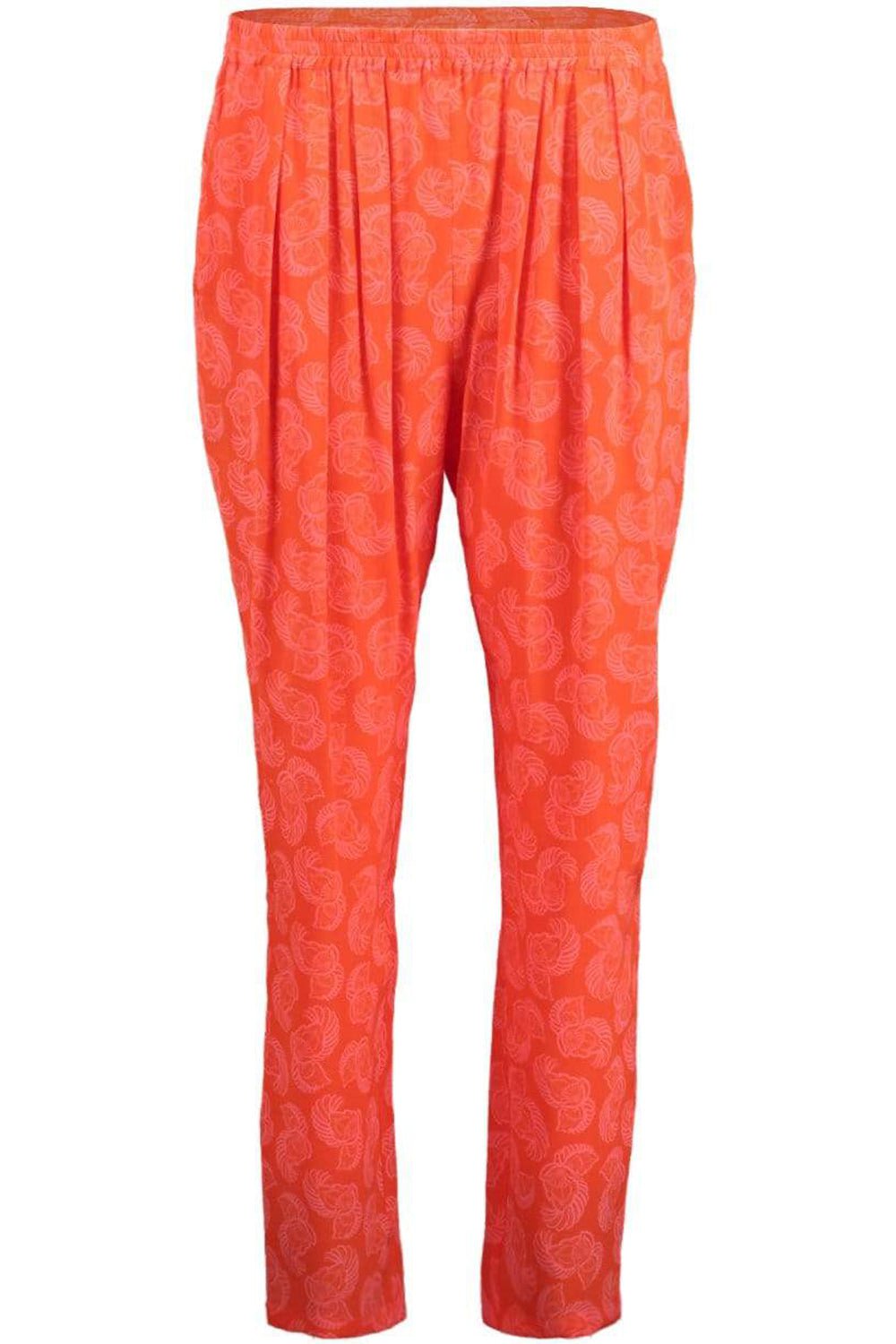STELLA MCCARTNEY-Silk Print Pull On Pant-RED