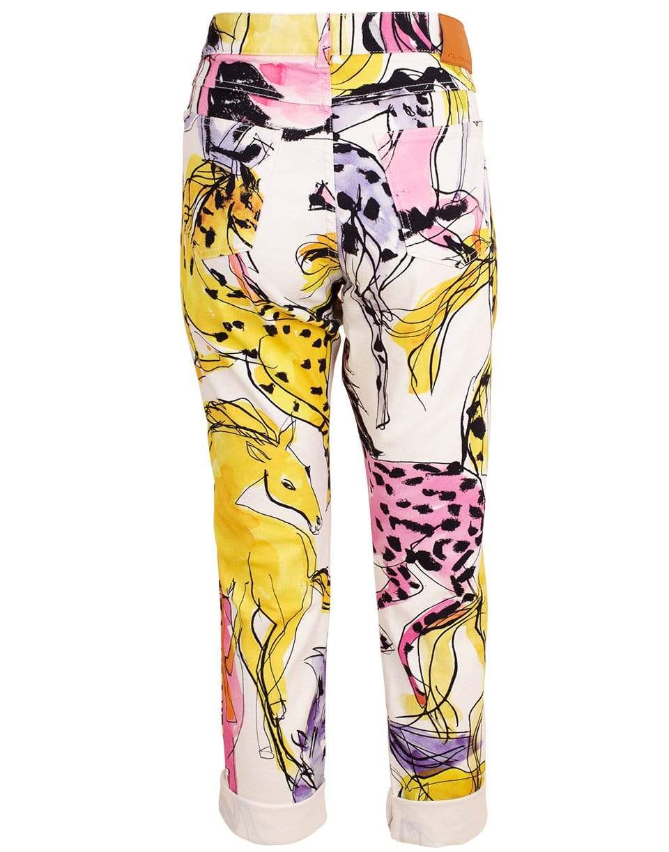 STELLA MCCARTNEY-Horse Print Jean-