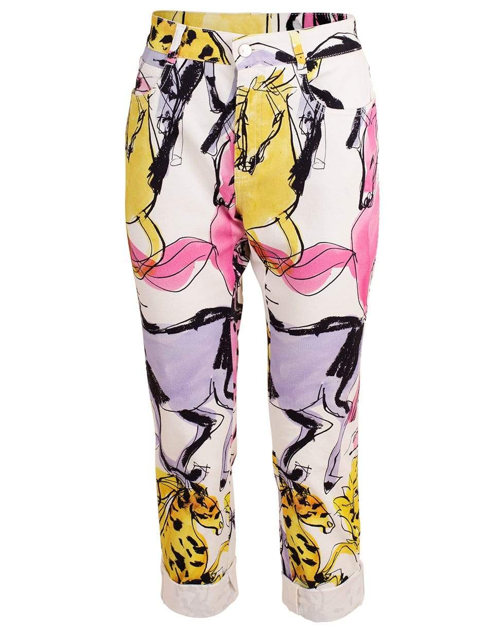 STELLA MCCARTNEY-Horse Print Jean-
