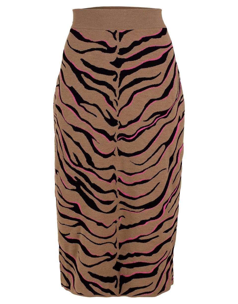 STELLA MCCARTNEY-Compact Tiger Skirt-