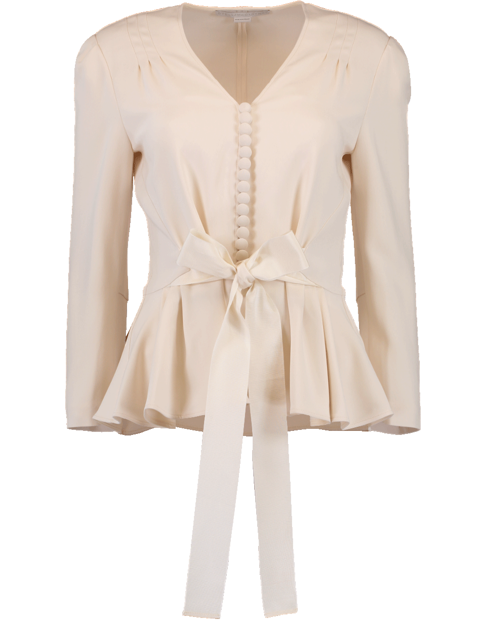 STELLA MCCARTNEY-Tie Waisted Taylor Shirt-