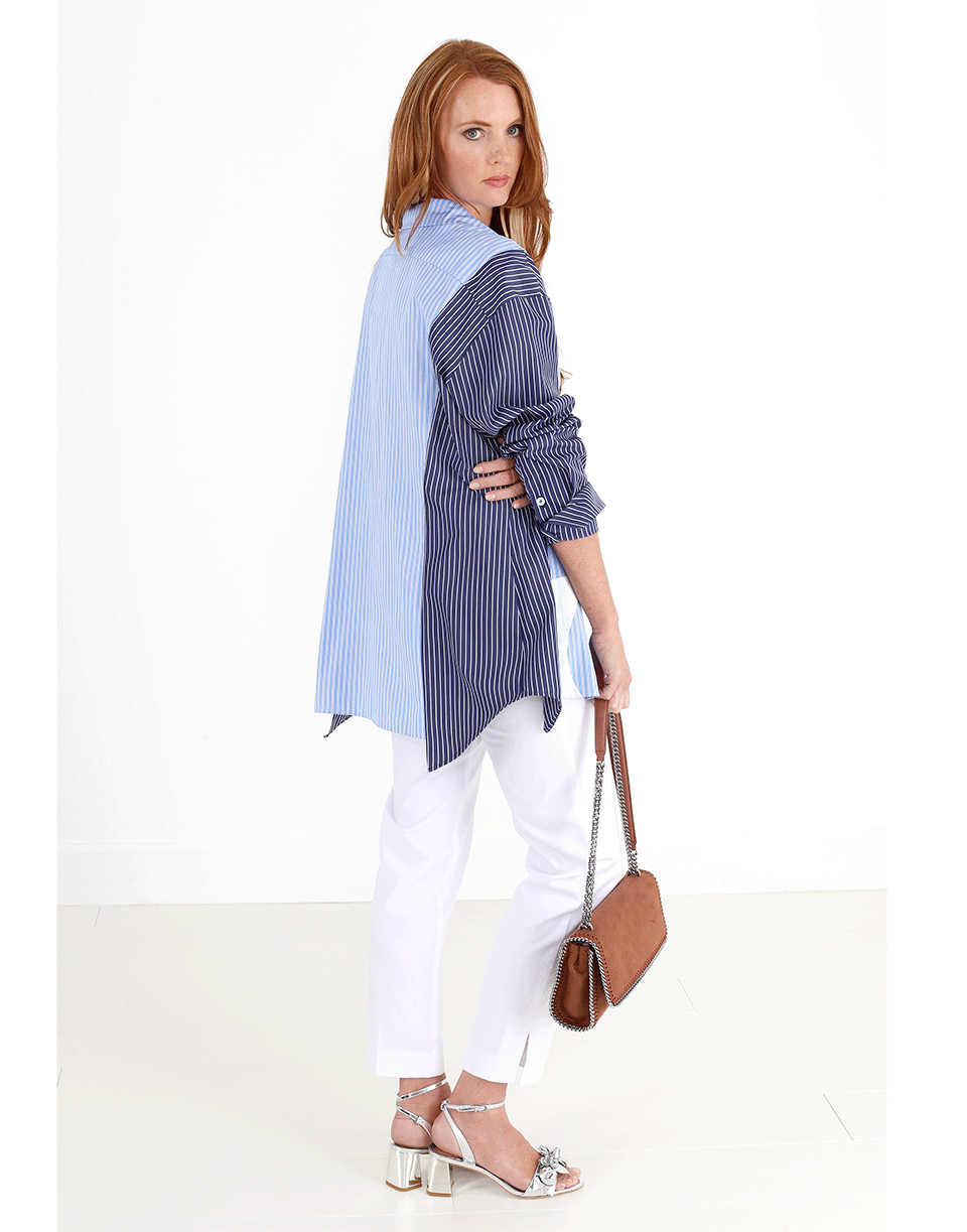 STELLA MCCARTNEY-Striped And Dot Blouse-